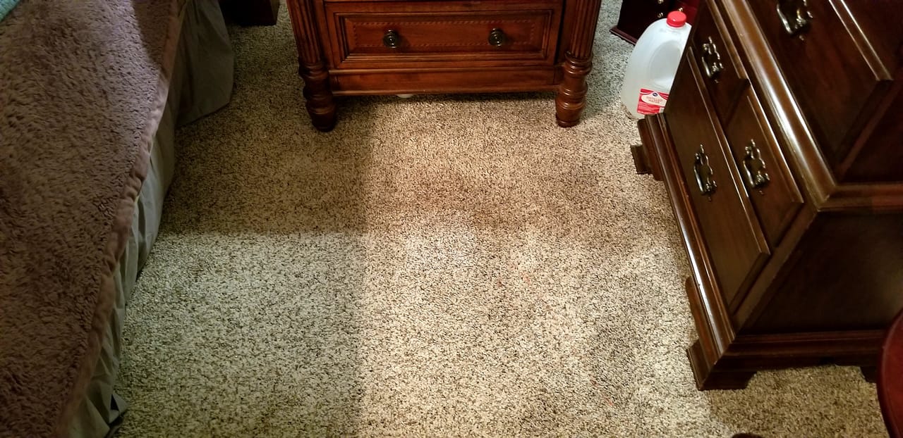 Carpet repair after